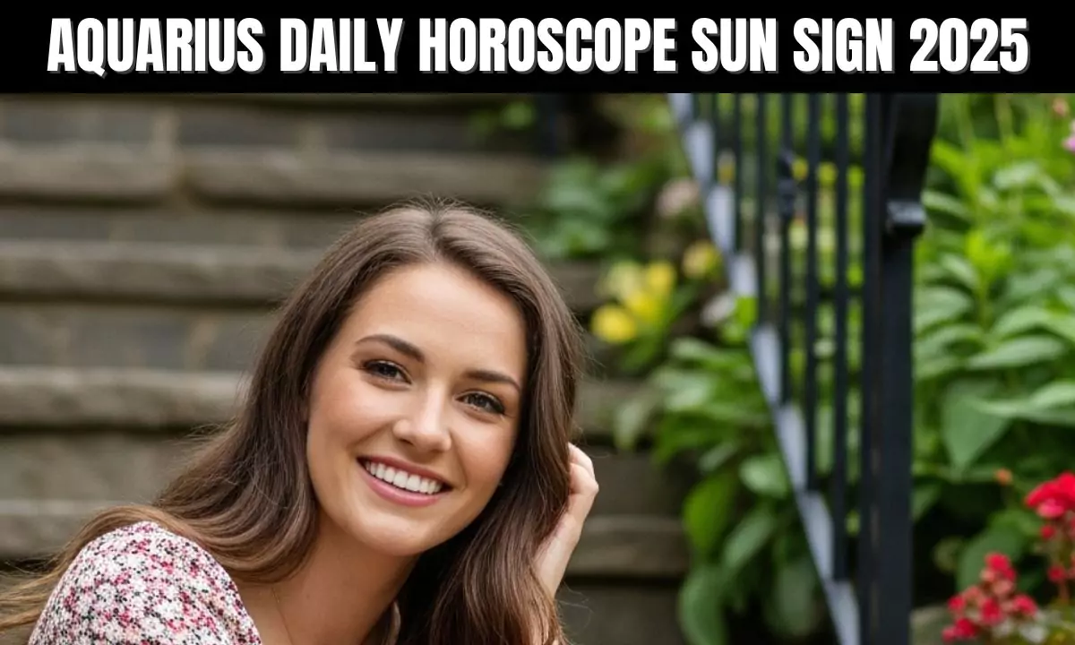 Aquarius Daily Horoscope Sun Sign 2025
