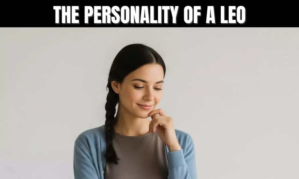 Illustration showing confident Leo zodiac sign personality traits