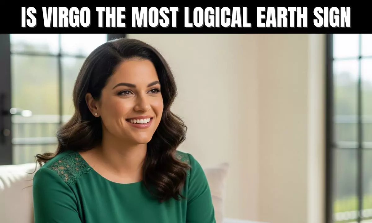 calm and analytical virgo zodiac sign represented with earth tones