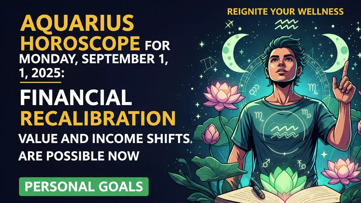 Aquarius Horoscope for September 1, 2025 – Financial Recalibration and Value Shifts