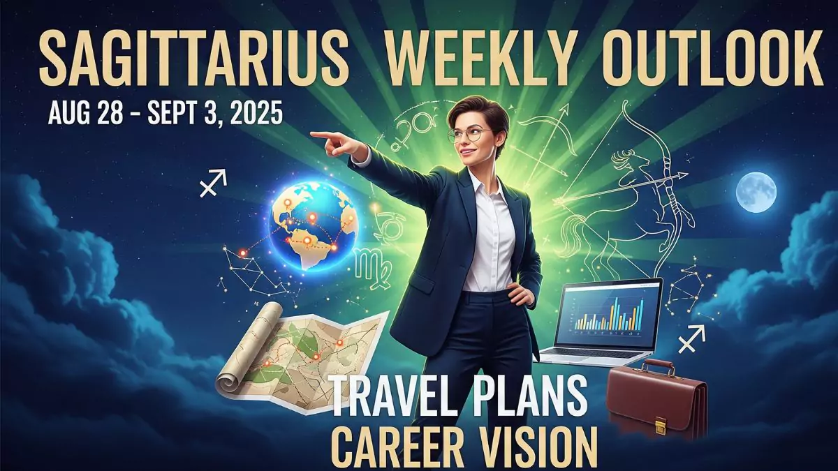 Explore Weekly Horoscope Sagittarius with this image