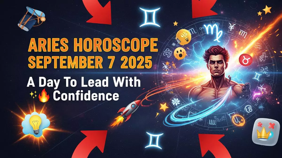 Explore Aries Horoscope September 7 2025 with this image