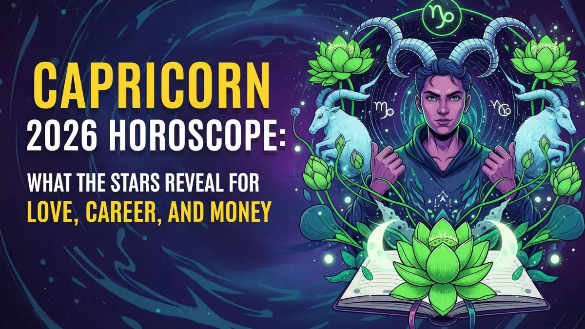Capricorn 2026 Horoscope showcasing astrological predictions for the year