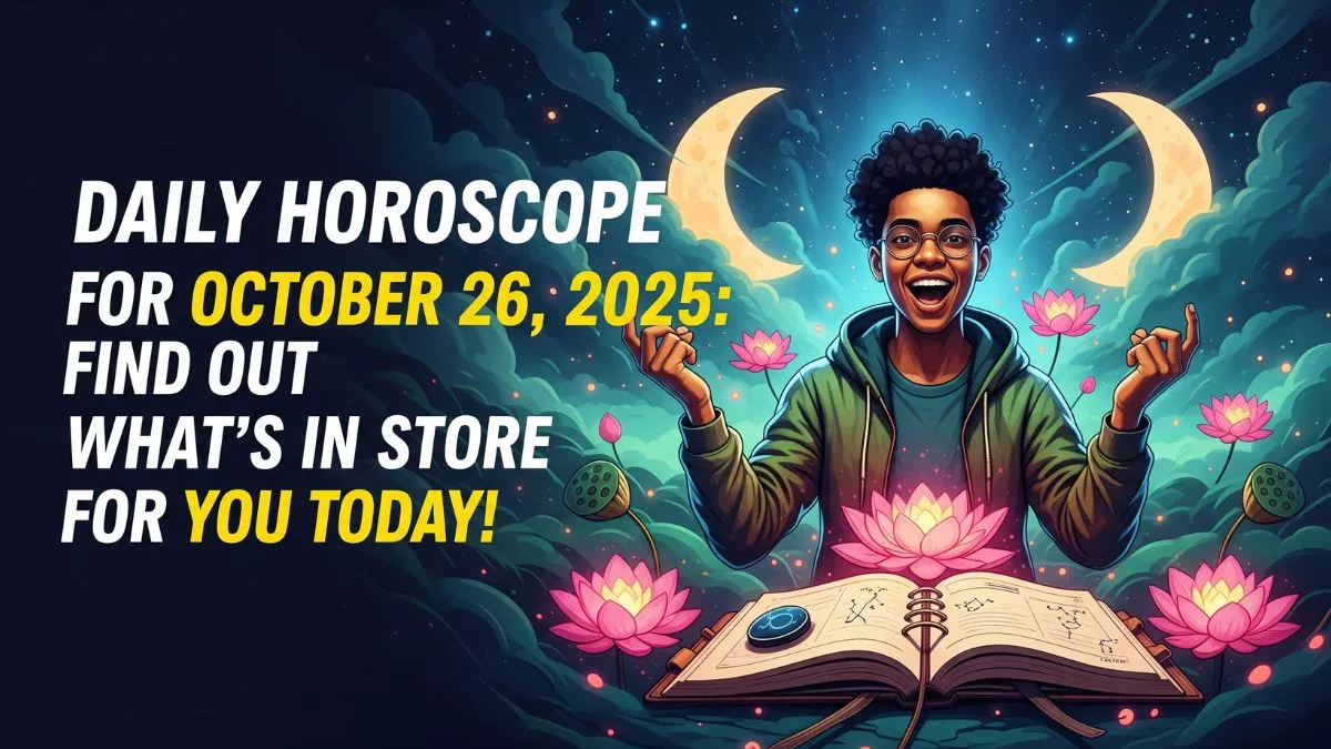 Daily Horoscope for October 26, 2025: Find Out What’s in Store for You Today!