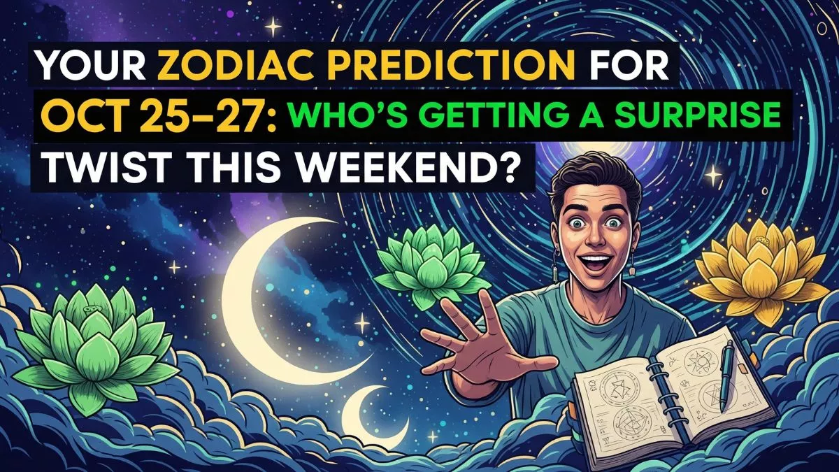 Zodiac Prediction for Oct 25–27: Who’s Getting a Surprise Twist This Weekend?