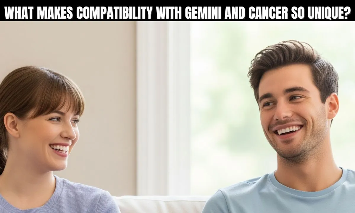Gemini and Cancer zodiac symbols